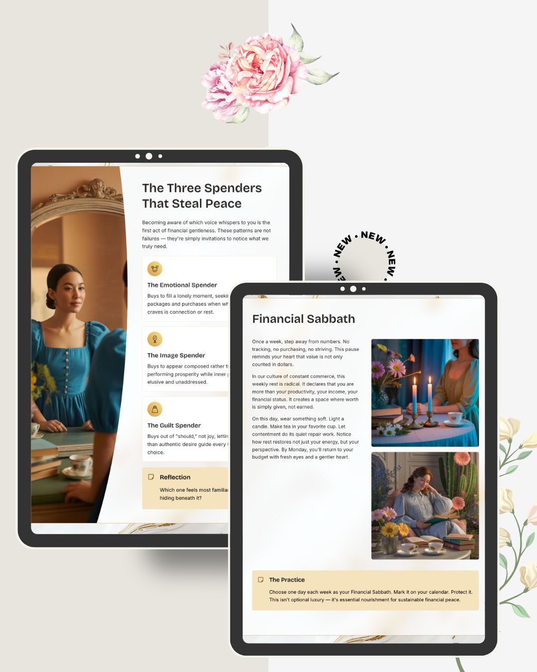 The Graceful Budget - Finding Peace & Purpose in Money: Book + Journal