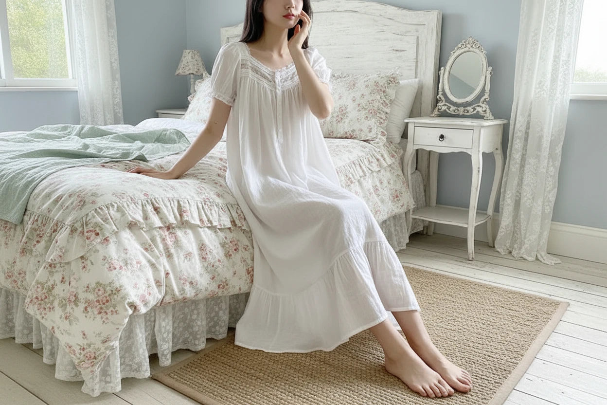 Olivia Lace Nightgown