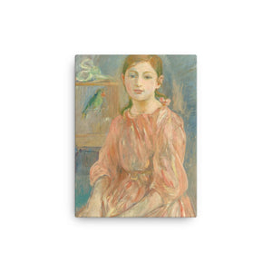 Berthe Morisot, The Artist's Daughter with a Parakeet, Gallery Canvas