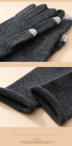 Modestly Yours Classic Touchscreen 100% Cashmere Autumn Winter Thermal Gloves