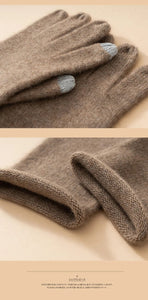 Modestly Yours Classic Touchscreen 100% Cashmere Autumn Winter Thermal Gloves