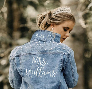 Modestly Yours Custom Denim, Personalization Jacket for Women