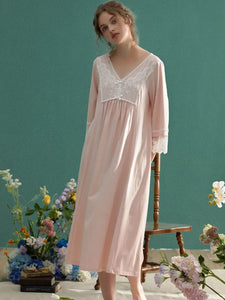 Modestly Yours pink / S Elegant Arabella Sleepwear, White or Pink