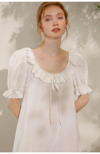 Avigail Designs white / S Ella Sleepwear, Cotton Dream Sleepwear
