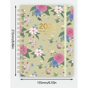 Modestly Yours Spring Florals Planner Floral 2025 Journal Planner