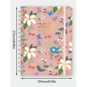 Modestly Yours Pink Planner Floral 2025 Journal Planner