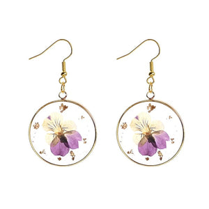 Modestly Yours 5 Floral Pendant Drop Earring