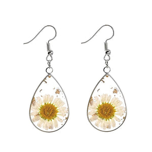 Modestly Yours 3 Floral Pendant Drop Earring