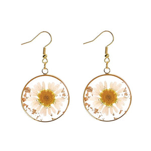 Modestly Yours 4 Floral Pendant Drop Earring