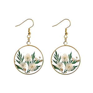 Modestly Yours 2 Floral Pendant Drop Earring