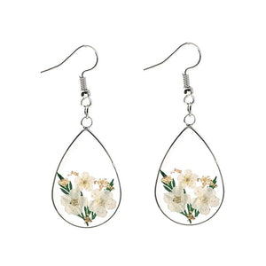 Modestly Yours 1 Floral Pendant Drop Earring