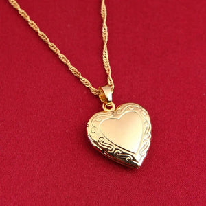 Modestly Yours Gold-color Heart Locket