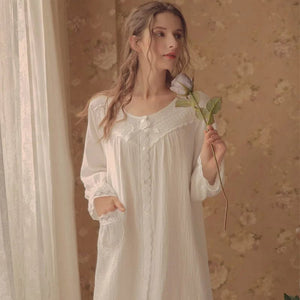 Modestly Yours WHITE / One Size Heirloom Shirtdress