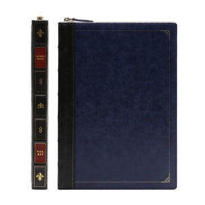 Modestly Yours Historical Book-Look, Leather Laptop/MacBook Sleeve