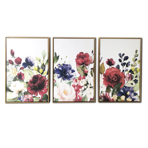 Homeroots home decor Home Decor > Wall Art Floral and Bright Garden Framed Canvas Wall Art