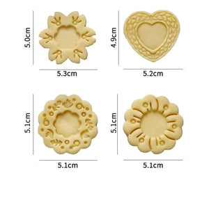 Avigail Designs Hearts & Rounds-4PC Set Jam-Jams Cookie Cutter Set