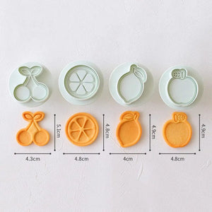Avigail Designs Fruit Medley -4PCS Set Jam-Jams Cookie Cutter Set