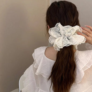 Modestly Yours Lace Large Scrunchie