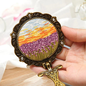 Modestly Yours 01 Modestly Yours Embroidered Hand Held Mirror