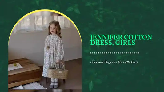 Jennifer Cotton Dress, Girls by@Outfy