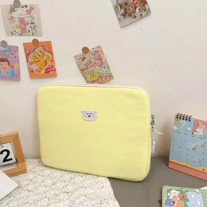 Modestly Yours Lemon Drop / Fits 9.7 or 10.5 or 11 inch Quilted Laptop Bag