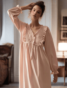 Modestly Yours sleepwear Adelia Empire, Cotton Sleepwear, Pink (S-L)