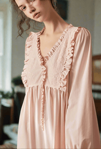 Modestly Yours sleepwear Adelia Empire, Cotton Sleepwear, Pink (S-L)