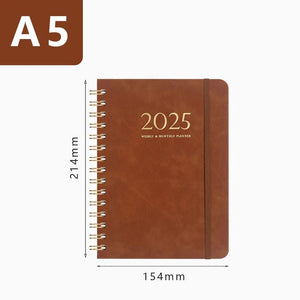 Modestly Yours Brown Sophistication Calls, 2025 Daily Planner