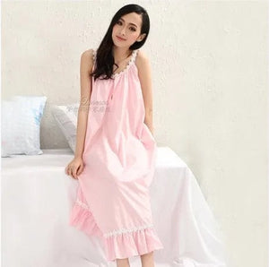 Modestly Yours Pink / One Size Summer’s Call, Cool Cotton Sleepwear