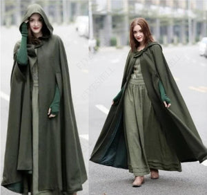 Modestly Yours long-Army Green / S Tamaria Hooded Cloak, Long or Short