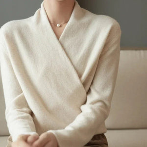 Modestly Yours tops Beige / S / Canada Luxe Cashmere Pullover