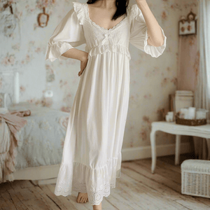 Modestly Yours, Canada Victorian White Cotton Night Dress S-XL