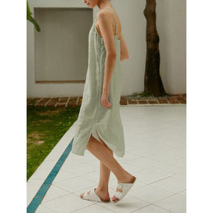 Modestly Yours, Canada green / S / Linen 100% Linen Lindy, Elegant Summer Loveliness
