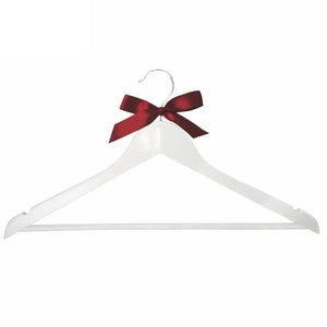 Avigail Designs accessories red ribbon / 44.5 x 23 x 1.2 cm Personalized Hanger for Wedding, Gift or Special Occasion