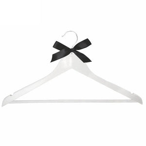 Avigail Designs accessories black ribbon / 44.5 x 23 x 1.2 cm Personalized Hanger for Wedding, Gift or Special Occasion