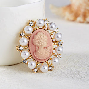 Cameo Brooch - Modestly Yours