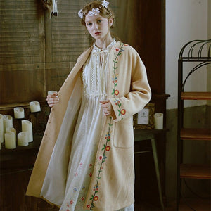 Chinoiserie Coat, Autumn's Wind - Modestly Yours