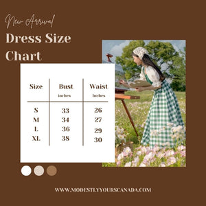Modestly Yours, Canada Cottage Green Plaid Dress S-XL