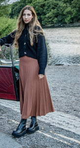 Modestly Yours dresses Maxi Camel / XS Knitted Maxi Skirt