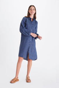 Neu Nomads Dresses Madison Stripe / XS Petra Shirt Dress - Striped Linen