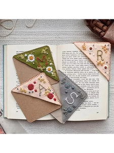 Embroidered Corner Bookmark - Modestly Yours