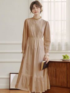 Emmeline Victorian Cotton Dress - Modestly Yours