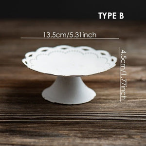 Antique Cake Plate | Snack Plate | 8 inches | Codesustain Ventuures Pvt Ltd