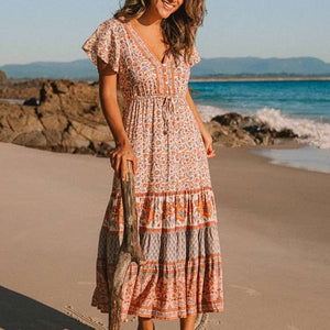 Floral Maxi Dress - Modestly Yours