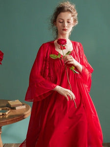 Modestly Yours, Canada Red / S Free Spirit Robe Set