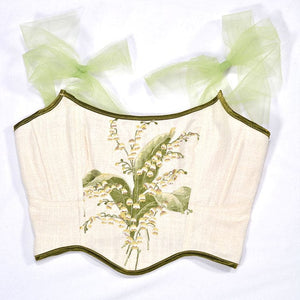 Modestly Yours, Canada Beige / XXXL Lily of the Valley Corset