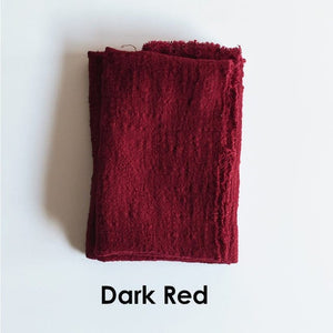 Modestly Yours, Canada Dark Red / 90x110cm Linen Kitchen Towel