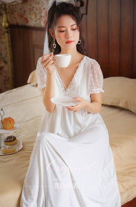 Morning Arises Sleepwear, M-XL White - Modestly Yours