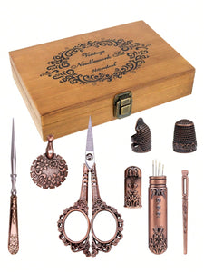 Modestly Yours Other Sewing Tools & Accessories one-size Heirloom Kitchen Sewing Embroidery Box Kit
