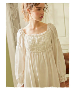 Modestly Yours sleepwear White / S Princess, Nightly Sleepwear, Pink or White S-L